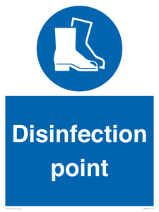 Disinfection point